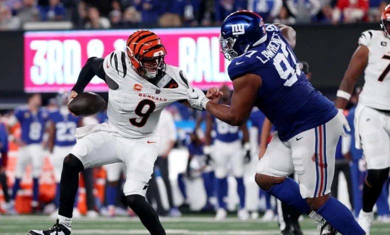 Dexter Lawrence had long been “a dream target” for Bengals, but previous trade requests were rejected