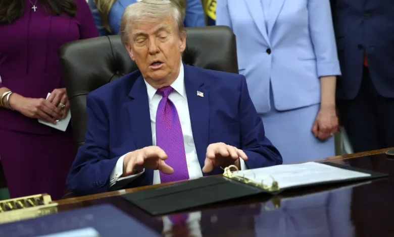Did Trump Fall Asleep During Meeting? White House Says He Was ‘Blinking’