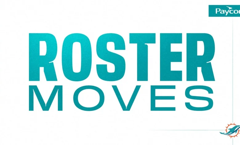 Dolphins make roster moves