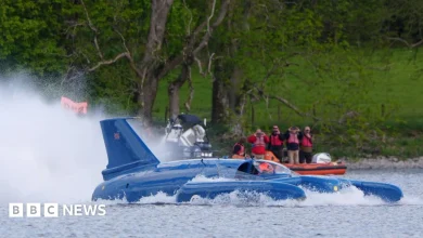 Donald Campbell's Bluebird returns to Coniston Water