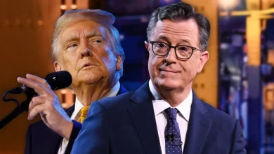Donald Trump Celebrates Stephen Colbert's Last 'Late Show' On CBS