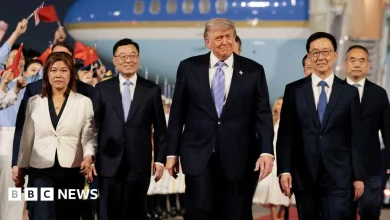 Donald Trump lands in China for high-stakes meeting with Xi Jinping