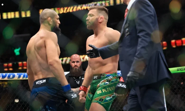 Dricus du Plessis: ‘Ridiculous’ for Khamzat Chimaev to blame UFC 328 loss on bad weight cut