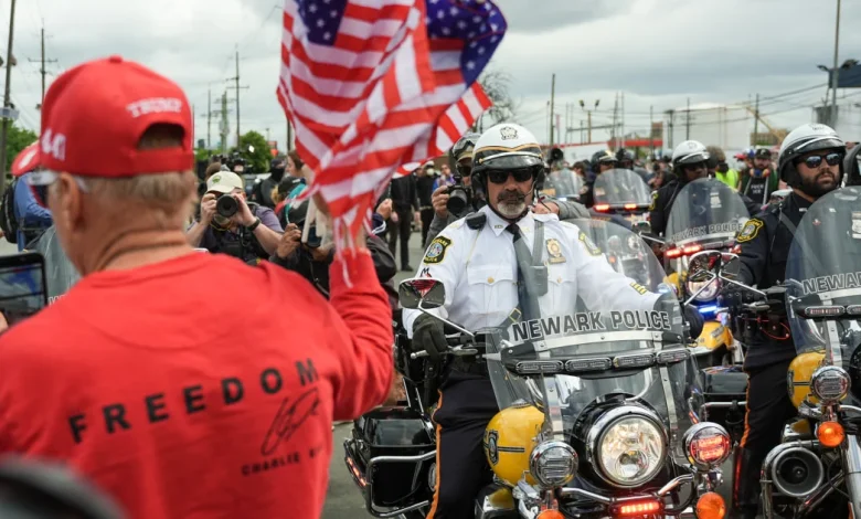 Dueling protests face off at New Jersey ICE detention center over detainee conditions