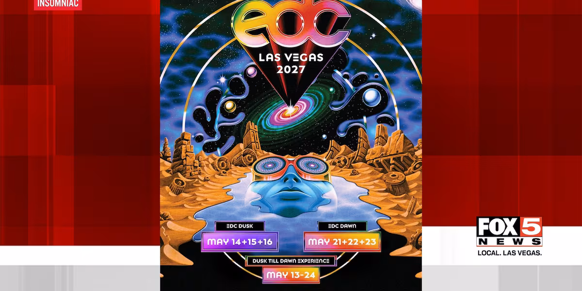 EDC Las Vegas announces ‘Dusk ‘Till Dawn’ 2027 spanning 2 weekends