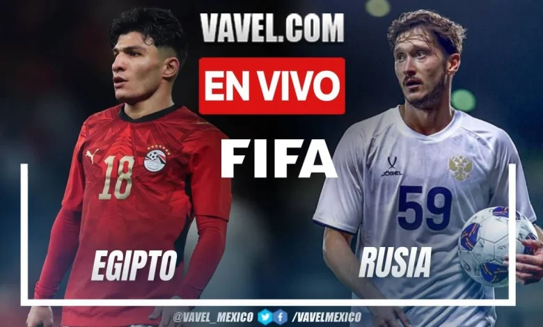 Egipto vs Rusia EN VIVO en Partido Amistoso Internacional (0-0)