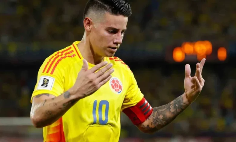 El inesperado problema físico que alejó a James Rodríguez de las prácticas de la Selección