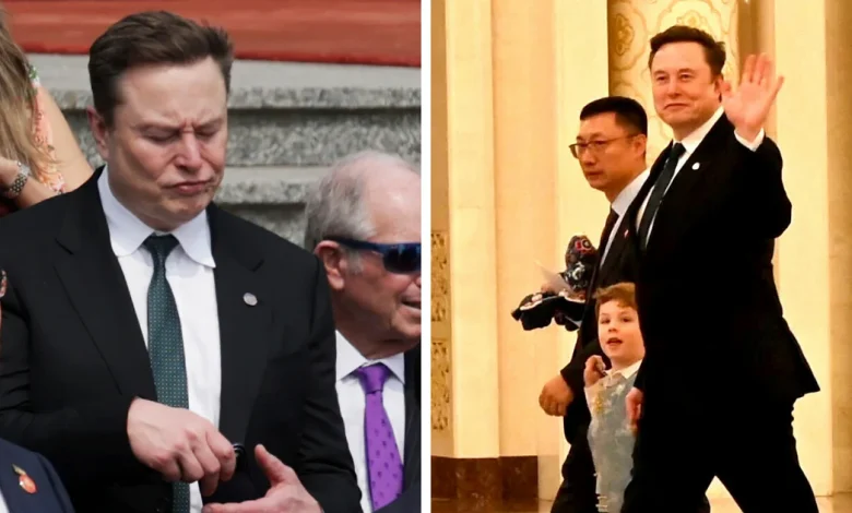 Elon Musk Becomes Viral Sensation In China After He's Spotted Making Goofy Move While On State Trip