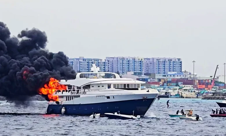 Emperor Explorer lost to fire in Maldives