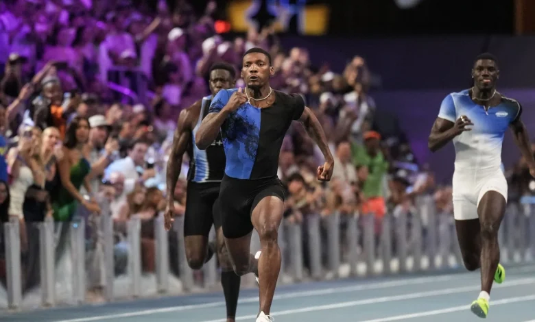 Enhanced Games: Fred Kerley wins 100m with 9.97 that would have seen him finish last at 2024 Olympics