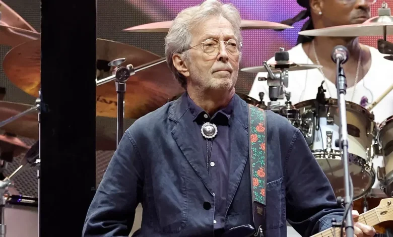 Eric Clapton hit in the chest by fan-thrown object, cuts concert short
