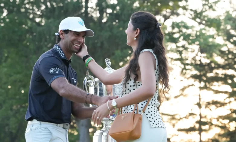 Everything, yet nothing, changes for PGA champ Aaron Rai and wife
