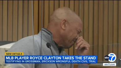 Ex-MLB player Royce Clayton testifies in civil trial against Rebecca Grossman, ex-Dodger Scott Erickson