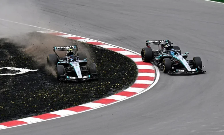 F1 Canadian GP: Russell wins sprint after Antonelli clash