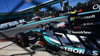 F1 Miami GP: Kimi Antonelli sees off Max Verstappen for emphatic third straight pole