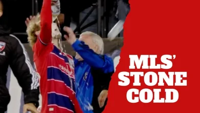 FC Dallas striker brings back Stone Cold beer celebration after scoring in added time
