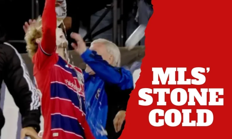 FC Dallas striker brings back Stone Cold beer celebration after scoring in added time