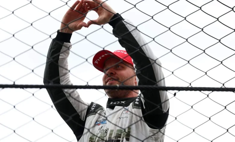 Felix Rosenqvist wins closest Indianapolis 500 in history on last-second pass