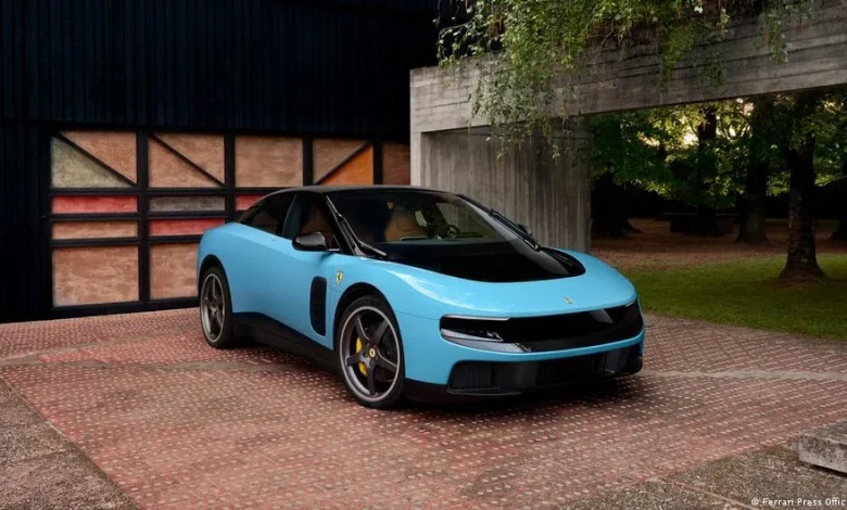 Ferrari unveils its first all-electric car, the 4-door Luce