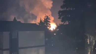 Fire at Green Ave. West area of Penticton