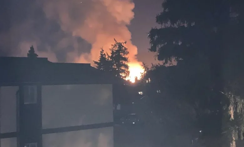 Fire at Green Ave. West area of Penticton