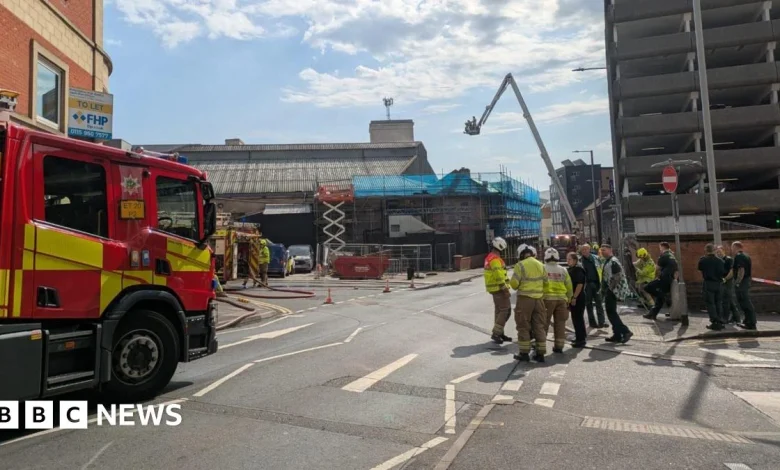 Fire breaks out at Rock City in Nottingham