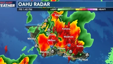 First Alert Weather Day declared for threat of heavy rain; Oahu under flash flood warning