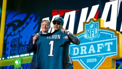 First-round pick Makai Lemon signs with the Eagles