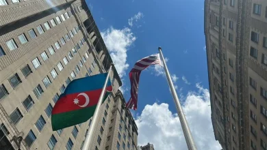Flag-raising ceremony held in New York City dedicated to 28 May - Independence Day of Azerbaijan
