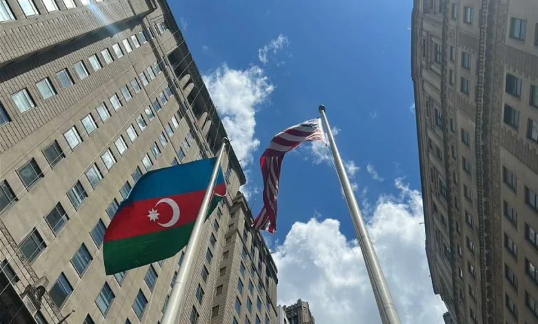 Flag-raising ceremony held in New York City dedicated to 28 May - Independence Day of Azerbaijan