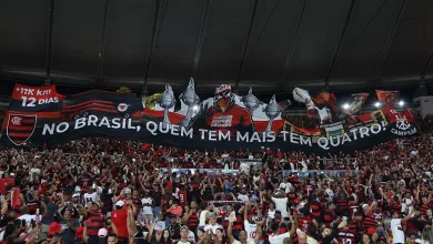 📹 Flamengo fans taunt Palmeiras with four-time Liberta mosaic