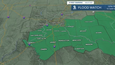 Flood watch issued as the holiday weekend begins