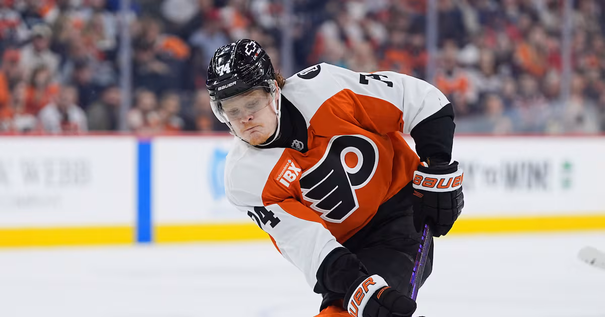 Flyers’ Tippett out for Game 1 vs. Hurricanes