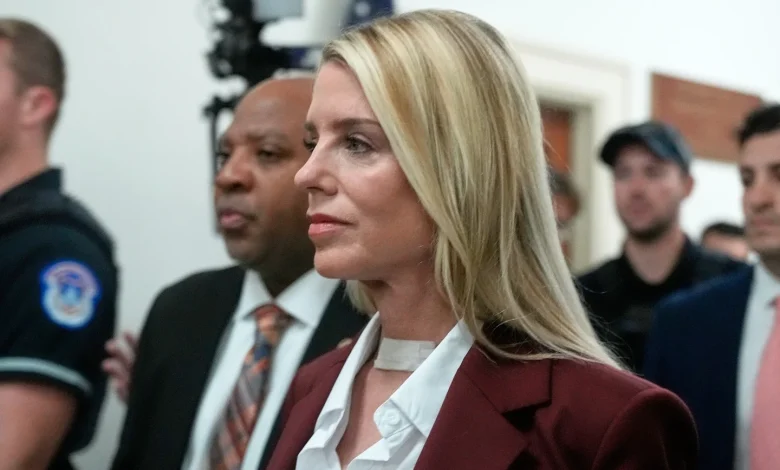Former AG Pam Bondi distances herself from Epstein files to lawmakers