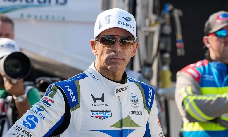 Four-time Indy 500 winner Helio Castroneves recalls getting speeding ticket for going triple digits