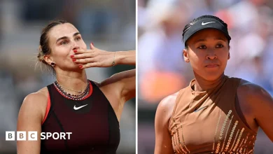 French Open 2026: Aryna Sabalenka v Naomi Osaka to be first women's night match at event since 2023