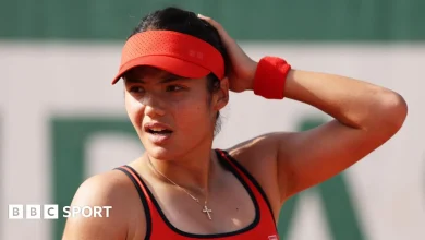 French Open 2026 results: Emma Raducanu beaten by Solana Sierra in first round