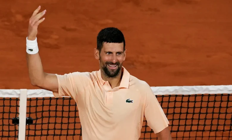 French Open: Novak Djokovic rallies past Giovanni Mpetshi Perricard after dropping first set, makes Grand Slam history