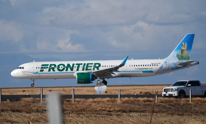 Frontier plane hits, kills person on runway during takeoff at Denver airport