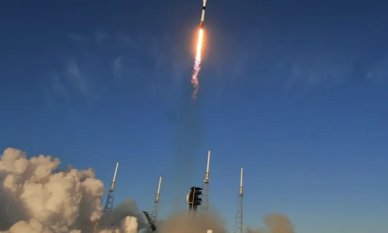 Full moon SpaceX rocket launch from Florida. Best places to see liftoff