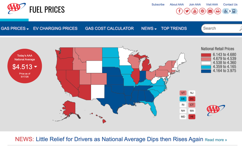 Gas Prices Up 56% In USA