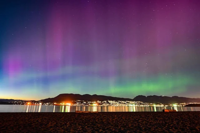 Geomagnetic storms could cause northern lights in Metro Vancouver this weekend