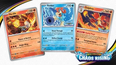 Get Ho‑Oh, Keldeo, and Delphox Pokémon TCG Promo Cards at Participating Retailers