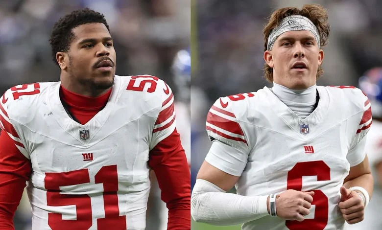 Giants' Jaxson Dart, Abdul Carter address discourse regarding QB's introduction of President Trump at rally