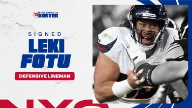 Giants add Leki Fotu to defensive line room