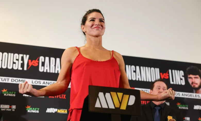 Gina Carano Details Extent of Weight Loss for Ronda Rousey Fight in 'Vulnerable' Social Media Post