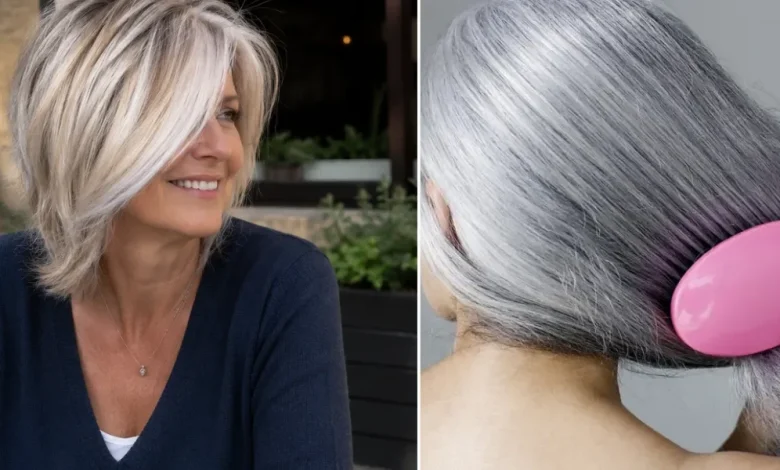 Going grey? Hairdresser with 12 years experience shares 'the trick' to keeping ageless locks