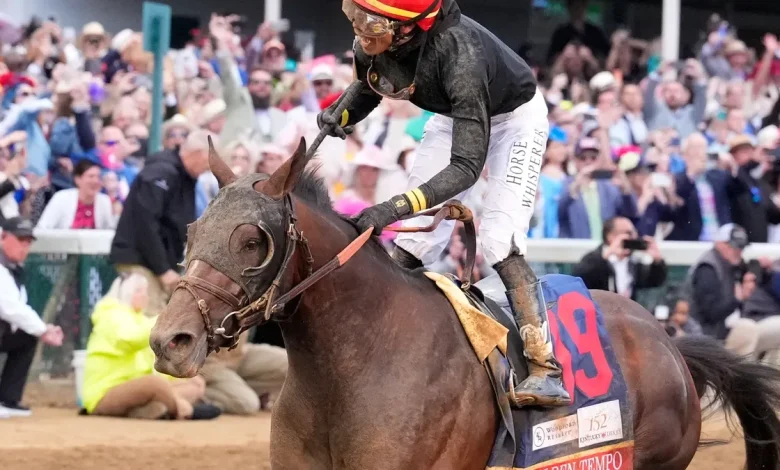Golden Tempo wins Kentucky Derby 2026 at 23-1 odds for Cherie DeVaux