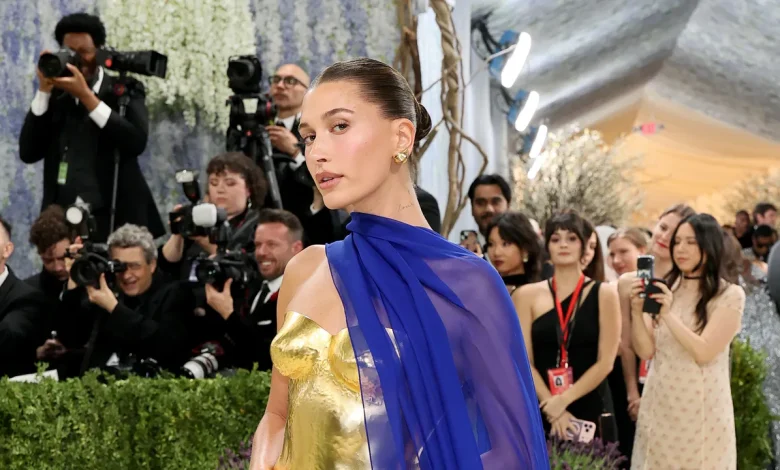 Hailey Bieber Is a Greek Goddess in Solid Gold at the 2026 Met Gala