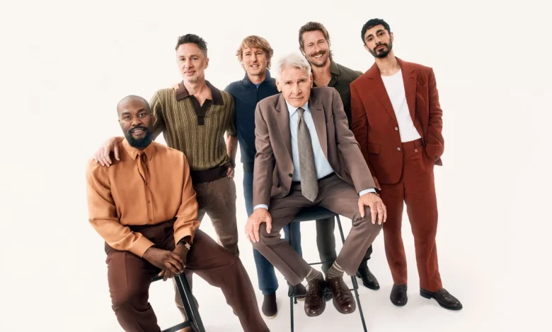 Harrison Ford, Glen Powell and the Comedy Actor Roundtable